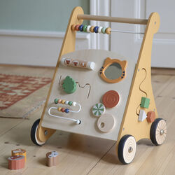 Barnevogn m/aktiviteter, Sebra