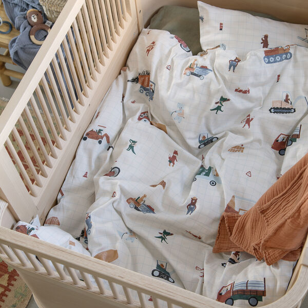 Busy Builders 2-delt babysengesett, Sebra