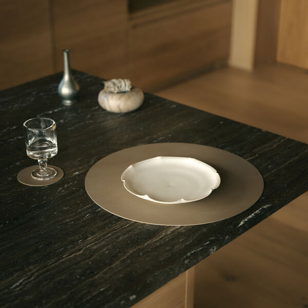 Nupo glassbrikke Circle, clay brown, LIND DNA