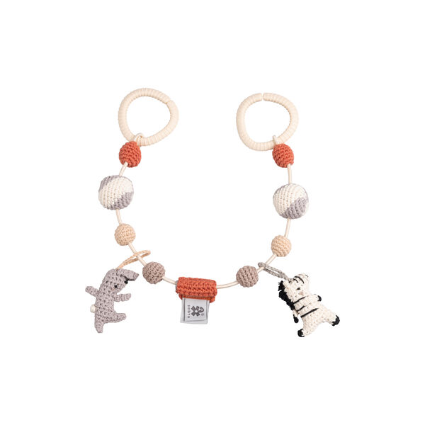Teeny Toes Crochet Pram Chain Teeny Toes Crochet Pram Chain, Sebra