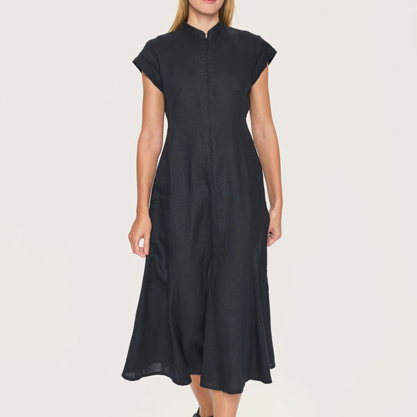 Airy linen kjole, black Airy linen kjole, black, BITTE KAI RAND
