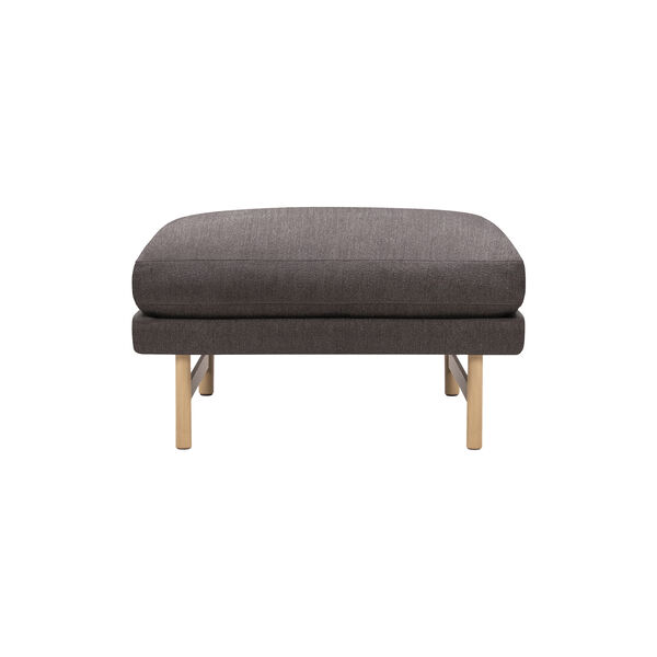 5620 Calmo Ottoman, Ecriture 0380/lacquered oak, Fredericia Furniture