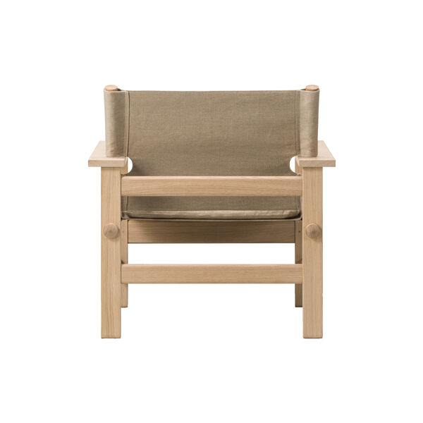 The Canvas chair inkl pute, s&aring;pebehandlet eik/kanvas, Fredericia Furniture