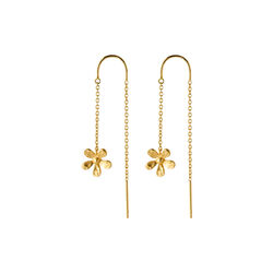 Wild&nbsp;Poppy&nbsp;&oslash;rekjede, gold plated, Pernille Corydon Jewellery
