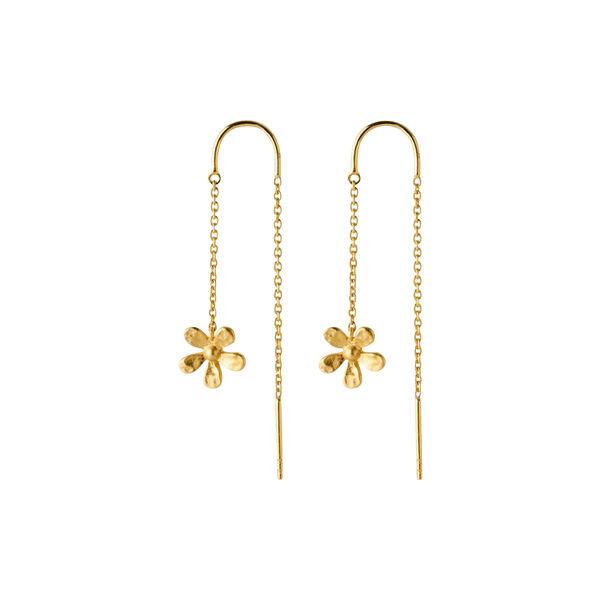 Wild&nbsp;Poppy&nbsp;&oslash;rekjede, gold plated, Pernille Corydon Jewellery