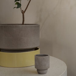 Hoff GLAZED underfat, pale yellow, Bergs Potter