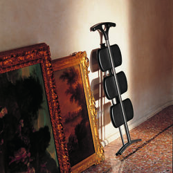 TIRAMISÙ sammenleggbar trappestige, black, Kartell