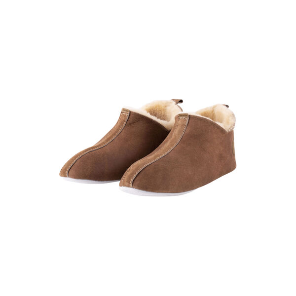 Lina Slippers, antique cognac Lina Slippers, antique cognac, Shepherd of Sweden