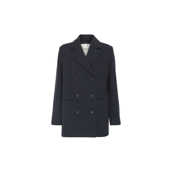 FrannieMW Short Coat, after midnight melange, My Essential Wardrobe