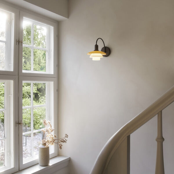 PH 2/2 Vegglampe Centenary Edition, amber/opal white, Louis Poulsen