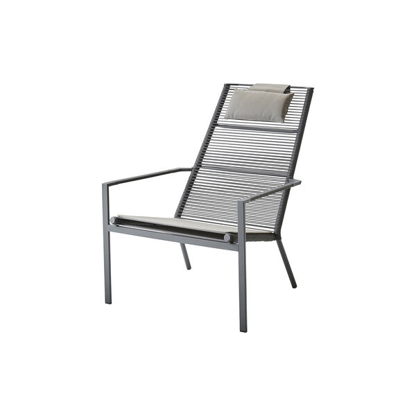 Edge nakkepute til highback stol, taupe, Cane-line