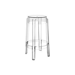 CHARLES GHOST skammel, crystal, Kartell