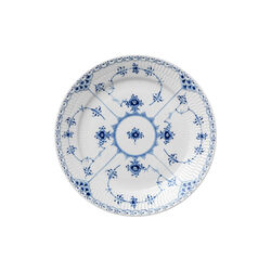 Musselmalt Halvblonde tallerken, 25 cm