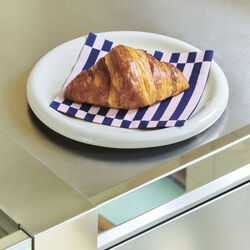 Pattern servietter lunch, light pink/dark blue pillar stripe, HAY