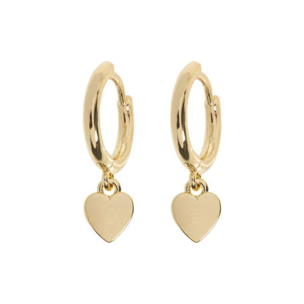 Sutton - Classic Heart Hoop øreringer , gull, timi of Sweden