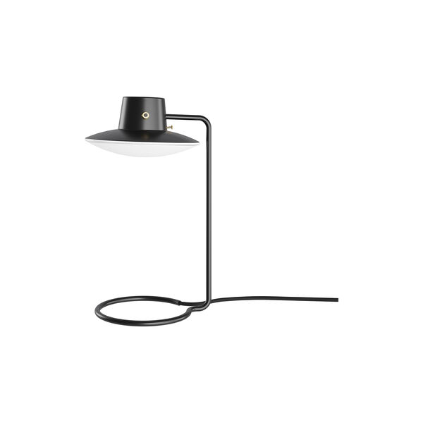 AJ Oxford bordlampe, metal black/opal, Louis Poulsen