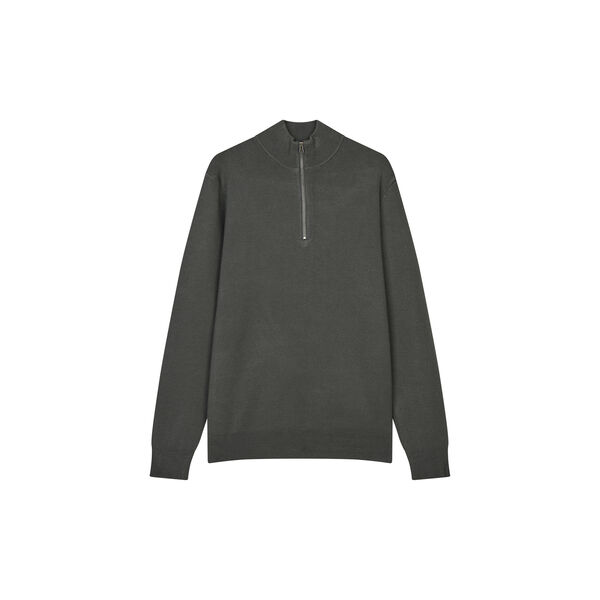 Urban Chase Half Zip Knit, asphalt, Mads N&oslash;rgaard