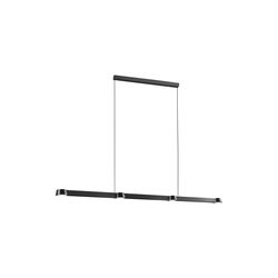 OPTIC LINEAR S1500 pendel, carbon black, LIGHT-POINT