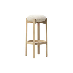 Pioneer Stool, lakkert eik/Zero 0001, Fredericia Furniture