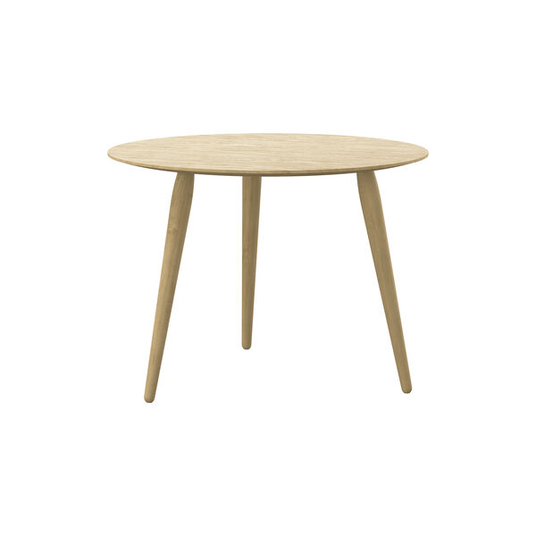 PLAYround Ø60 Coffee Table, white oiled oak, Bruunmunch Furniture