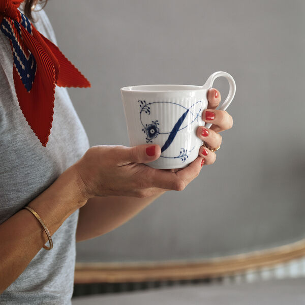 Alfabet krus L, Royal Copenhagen