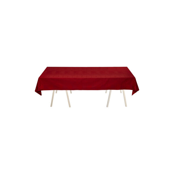 Juleduken Damaskduk, deep red, Georg Jensen Damask