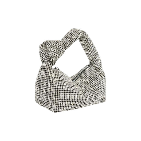 Clutch glitter, s&oslash;lv, 7 DAYS