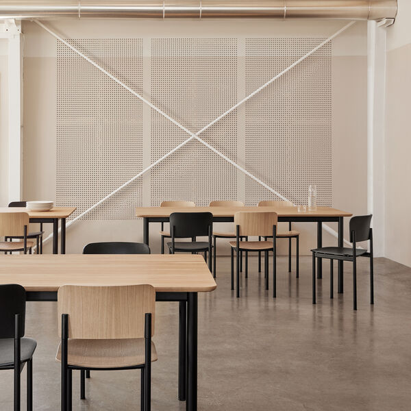 Plan Chair, svart lakkert ash/svart, Fredericia Furniture