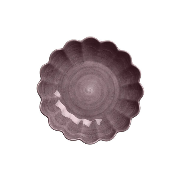 Oyster sk&aring;l 31cm, plum, Mateus
