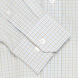 CFJONSSON Small Checked Shirt, vista blue, Casual Friday