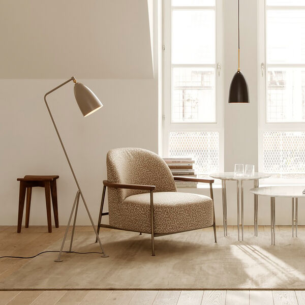 Gräshoppa Floor Lamp, warm grey semi matt Gräshoppa Floor Lamp, warm grey semi matt, GUBI