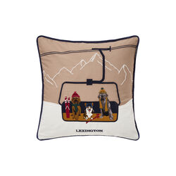 Dog Lift Twill Patch Cover, beige/white multi, Lexington