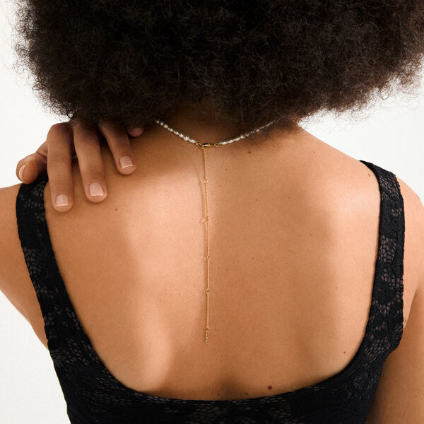 ELLIANA halskjede, gullbelagt, Pilgrim