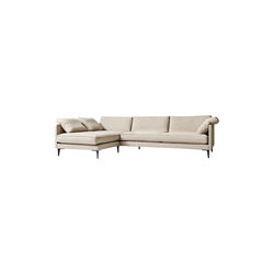EJ294 sofa med sjeselong, sand, Fredericia Furniture