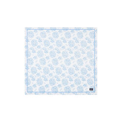 Floral Org. Cotton serviett, blue/white, Lexington