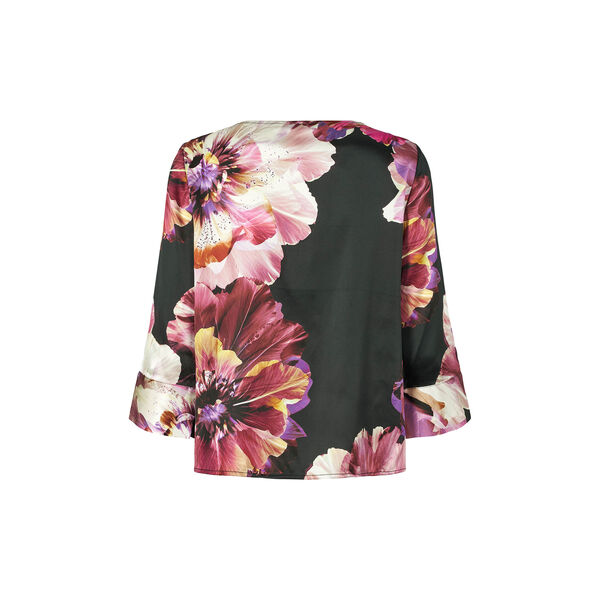 Etta blouse, dark brown, PBO