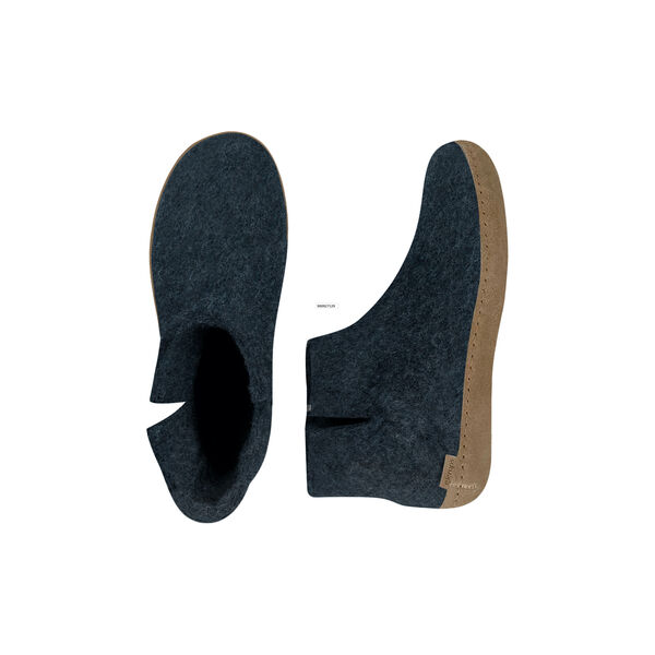 Filtankelstøvel, denim, Glerups