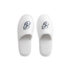Embroidery slippers, white, Gant