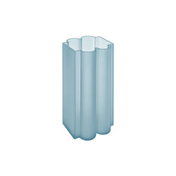 OKRA vase L, light blue, Kartell