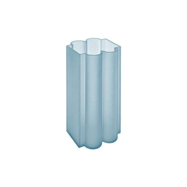 OKRA vase L, light blue, Kartell