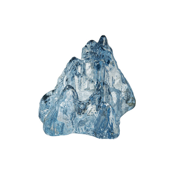 The Rock Lysestake, ice blue, Kosta Boda