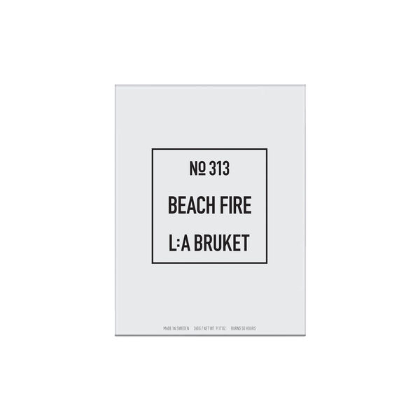 No. 313 lys, beach fire, L:a Bruket