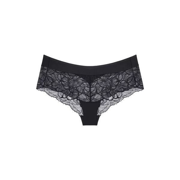 Body Make-Up Illusion Lace Shorty Briefs, black, Triumph