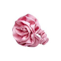 Satin Flower Hair Tie, hot pink, Becks&ouml;ndergaard