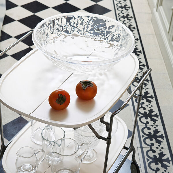 GASTONE vogn, white mat, Kartell