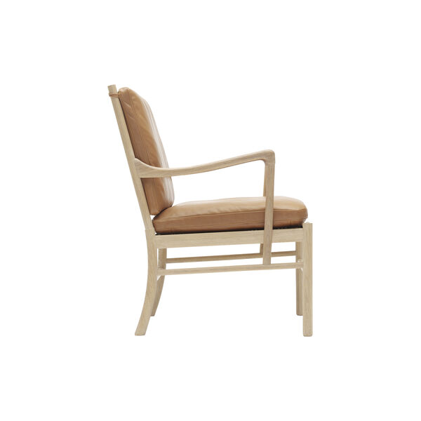 OW149 Colonial Chair, soap treated oak/Thor 307, Carl Hansen & Søn