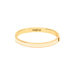 BANGLE armbånd 7 mm T2, white sand, bangle up