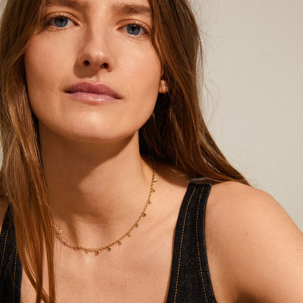 PANNA Coin halskjede, gullbelagt, Pilgrim