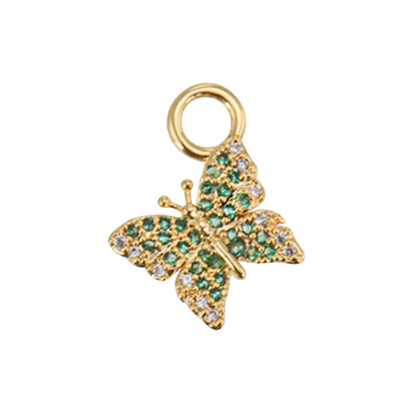 Vilde charm, green, Emilia by Bon Dep