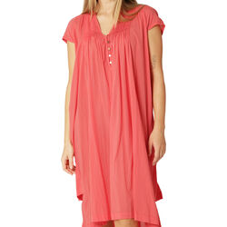 Short Sleeve Long Dress, spiced coral, Ilse Jacobsen Hornb&aelig;k